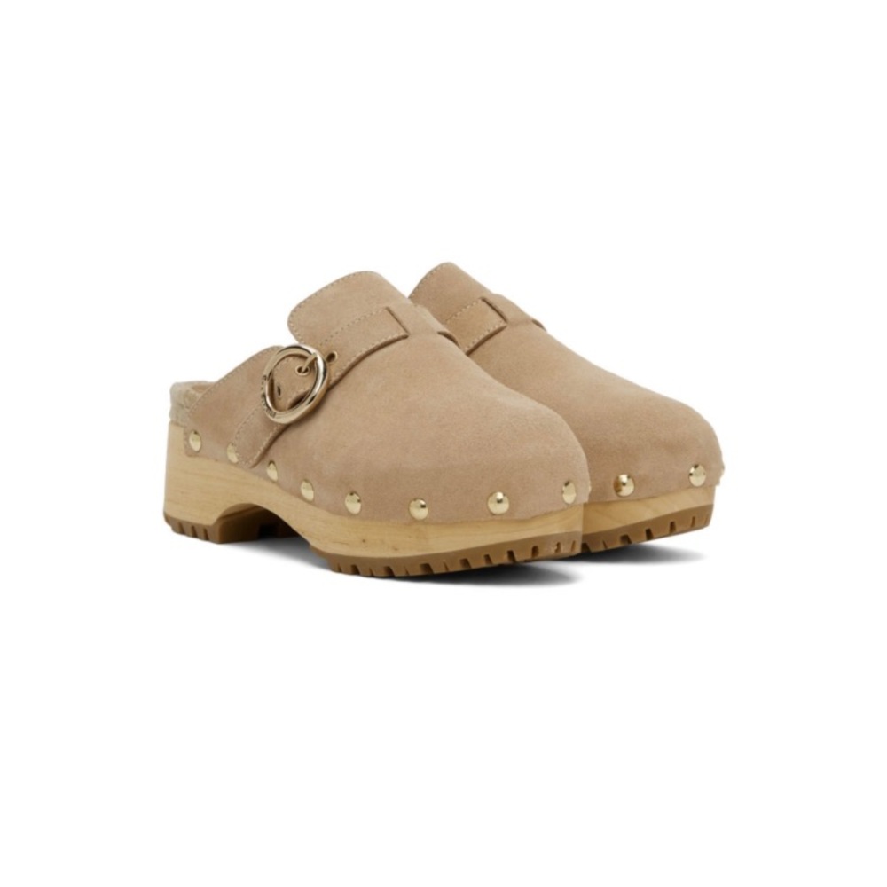 Leather clogs by See by Chloe size 38